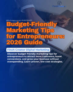 Entrepreneur reviewing social media